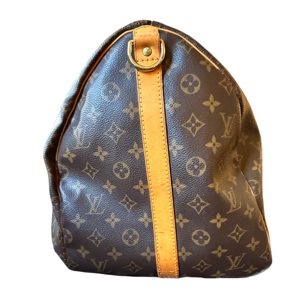 Auth Louis Vuitton Monogram Keepall Bandouliere 55 Boston Bag - Picture 3 of 16